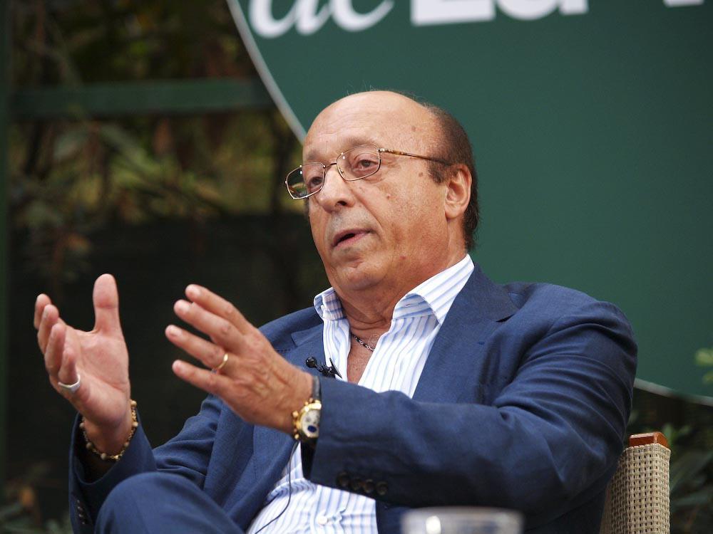 Luciano Moggi in un incontro alla Versiliana