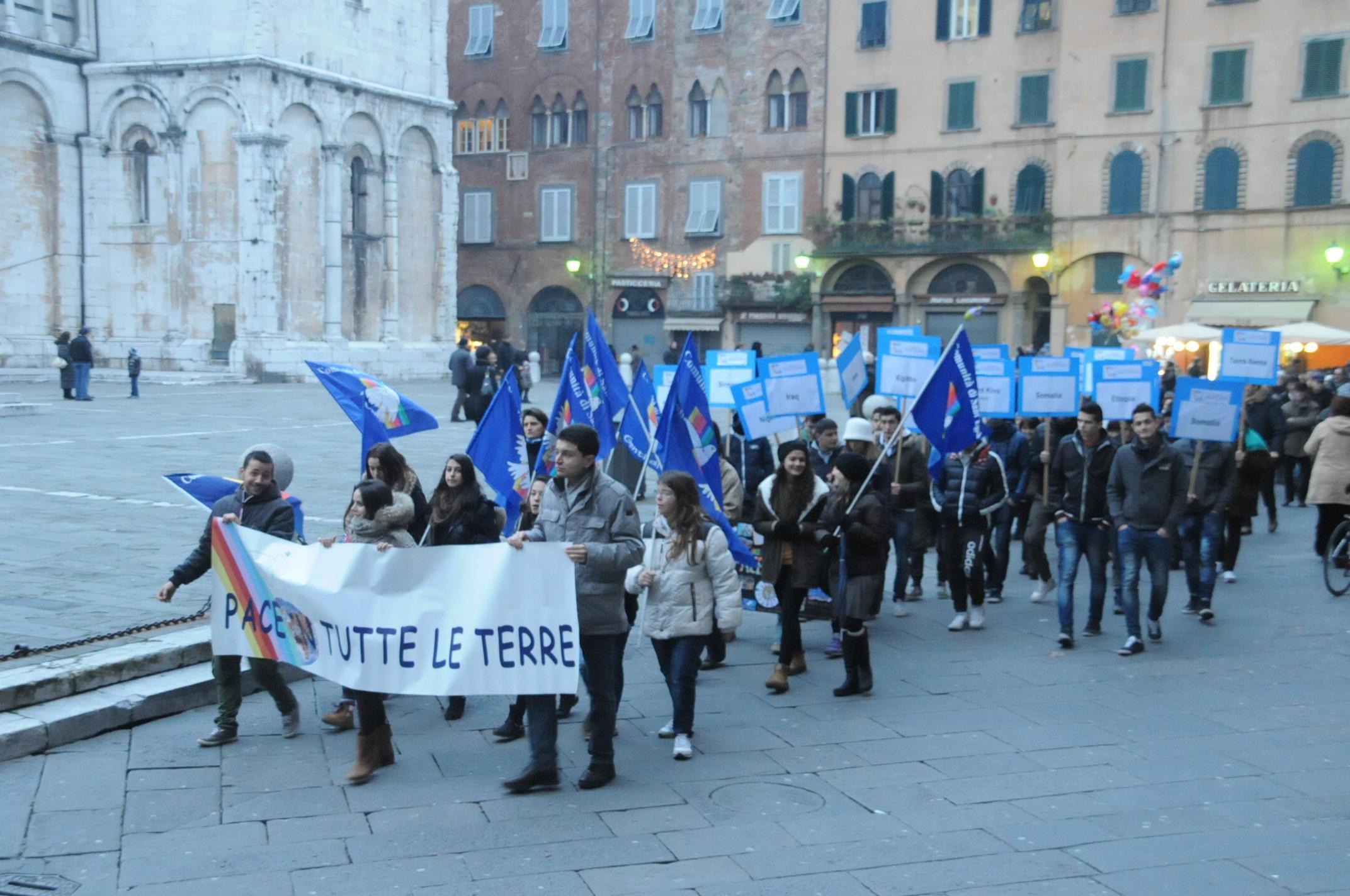 Marcia della pace in centro