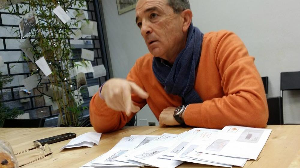 Il consigliere, ex assessore, Aldo Milone durante la conferenza stampa di fine anno