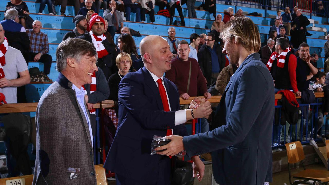 Il nuotatore iridato Paltrinieri tifoso della Pallacanestro Reggiana