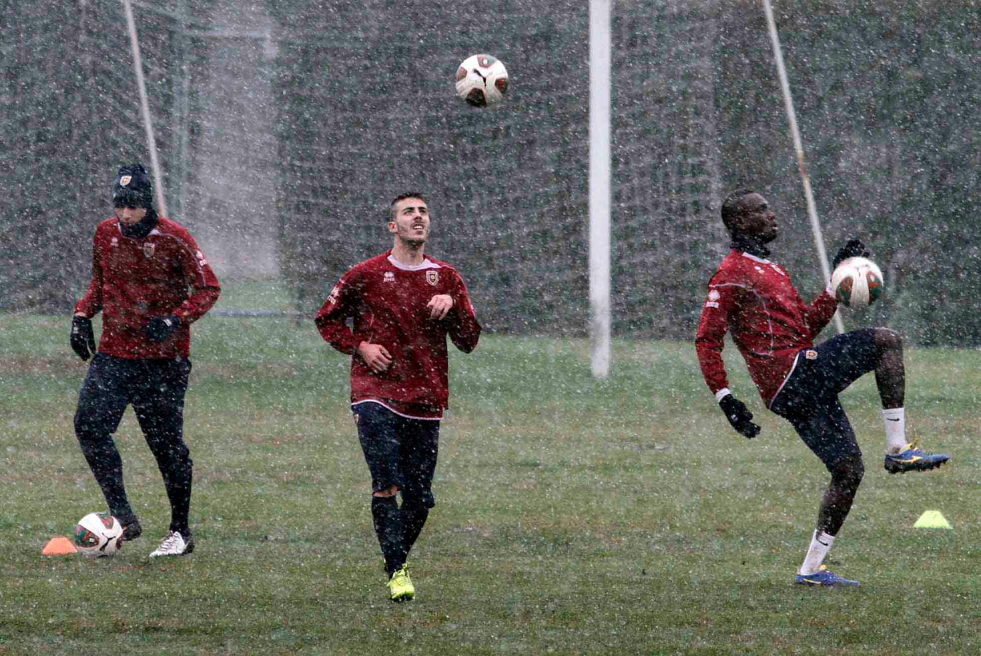Primo allenamento in granata per Messetti
