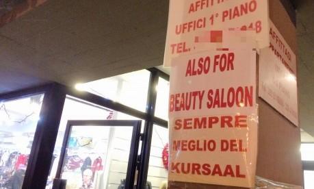 Affittasi... meglio qui che al Kursaal