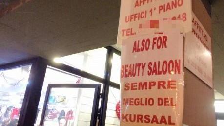 Affittasi... meglio qui che al Kursaal
