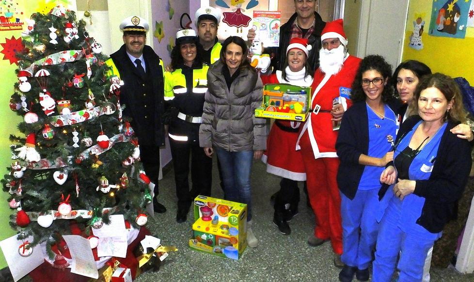 “Natale dei bimbi”, l’Anvu non dimentica i piccoli malati