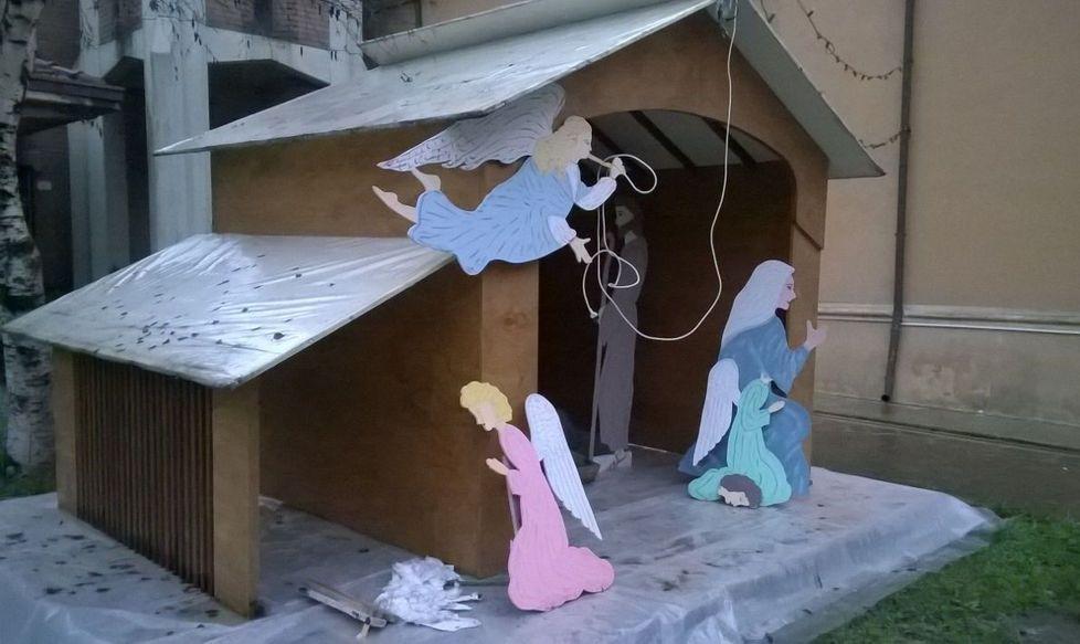 I vandali distruggono il presepe di Villarotta