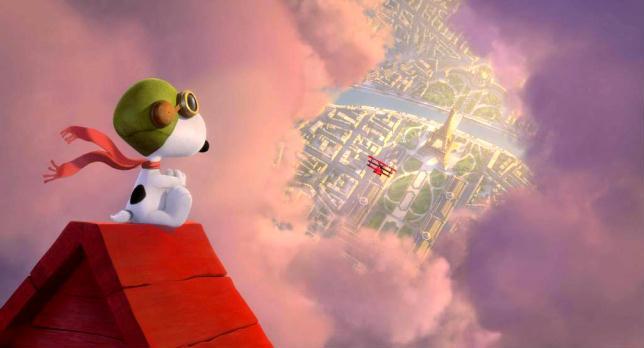 SNoopy nei panni del Barone Rosso