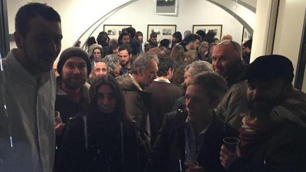 L'inaugurazione della mostra "Polaroad - Istanti di viaggio" nello spazio espositivo dell'associazione Archiviofotogori in via Porciatti 10 a Grosseto