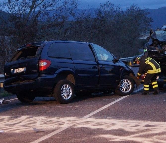 Sull’altra vettura c’era il padre di Frigeri 