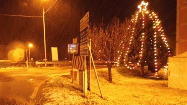 Arrivano freddo e gelo Neve nell’Alto Ferrarese
