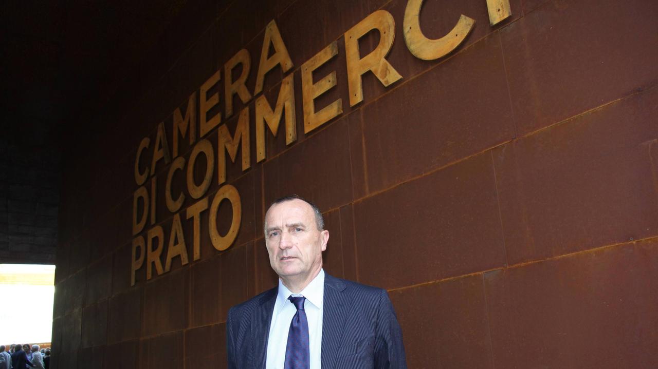 Il presidente della Camera di commercio di Prato Giusti