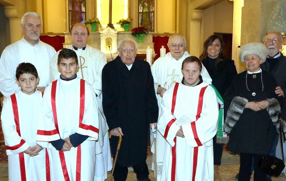 L’omaggio ai 108 anni di Francesco 