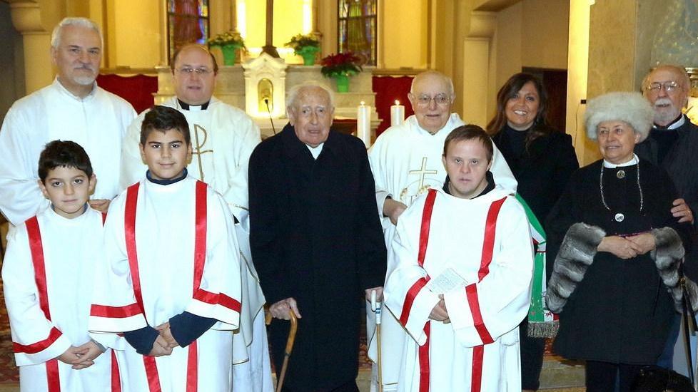 L’omaggio ai 108 anni di Francesco
