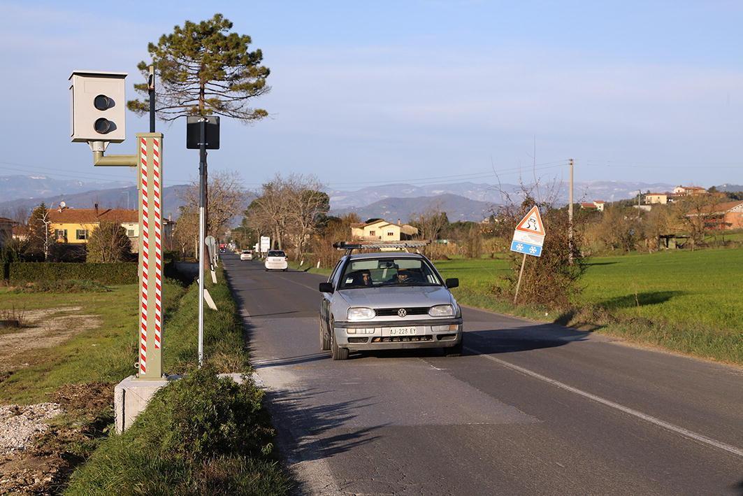 Il nuovo autovelox a Botteghe