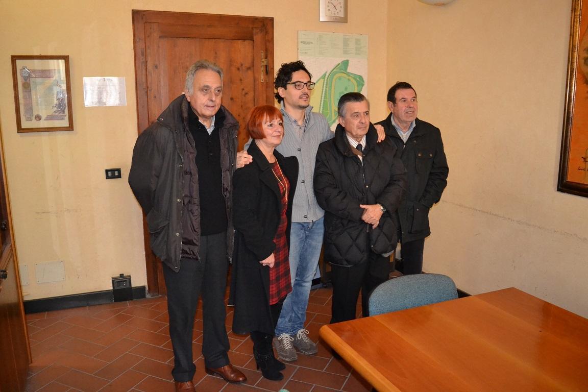 L'assessore Sandro Buggiani con i rappresentanti dei sindacati