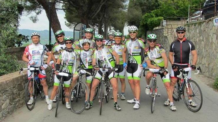 Un gruppo di ciclisti del Pappiana Bike