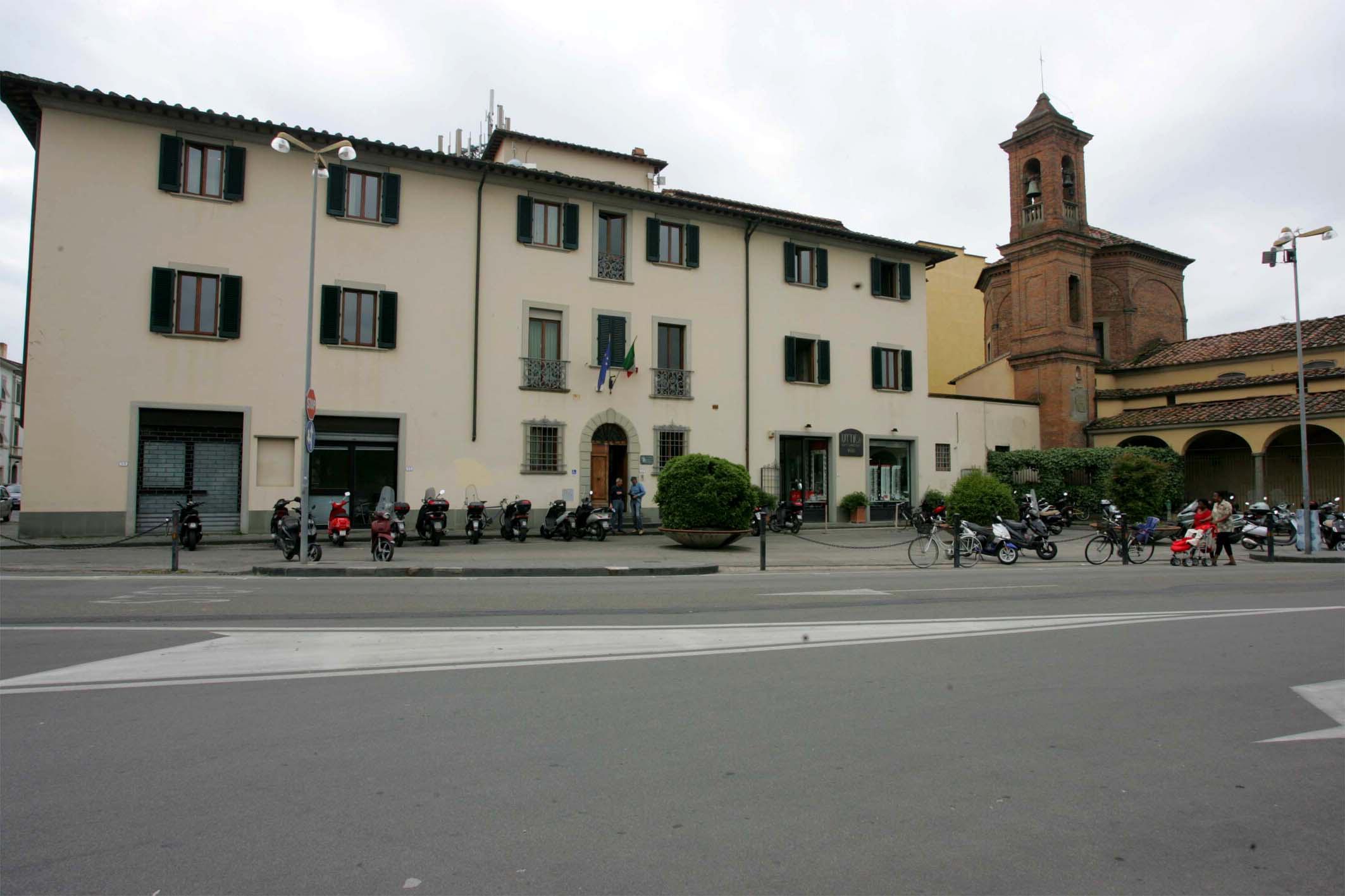 La sede dell'Unione dei Comuni in piazza della Vittoria