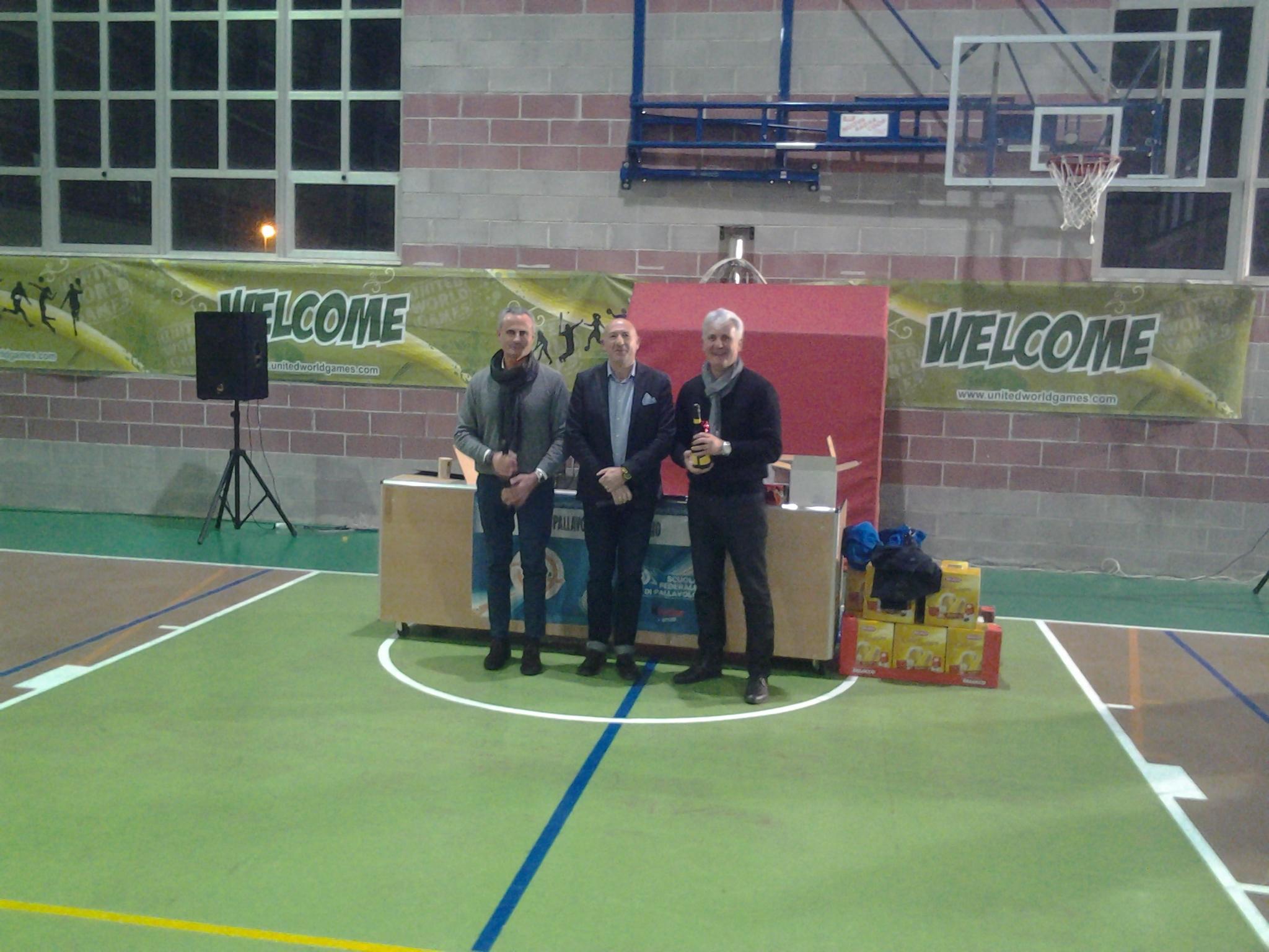 Il presidente Castagna, il sindaco di  Monsummano Vanni e Santini della Tecnopel 