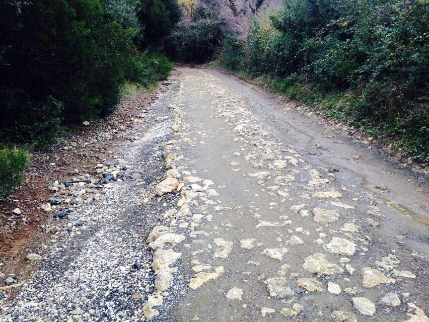 La strada di Poggio Pelato
