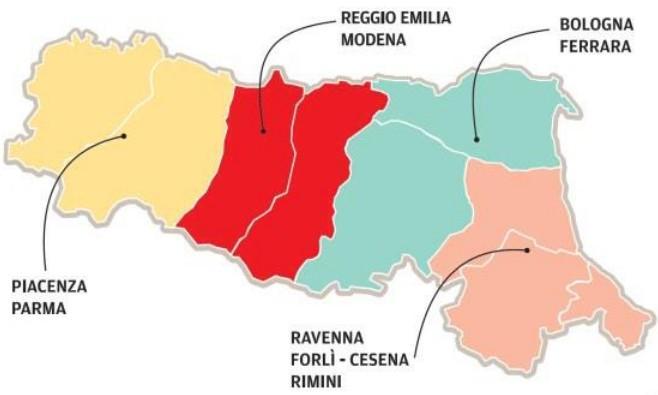 Cartina aree vaste 