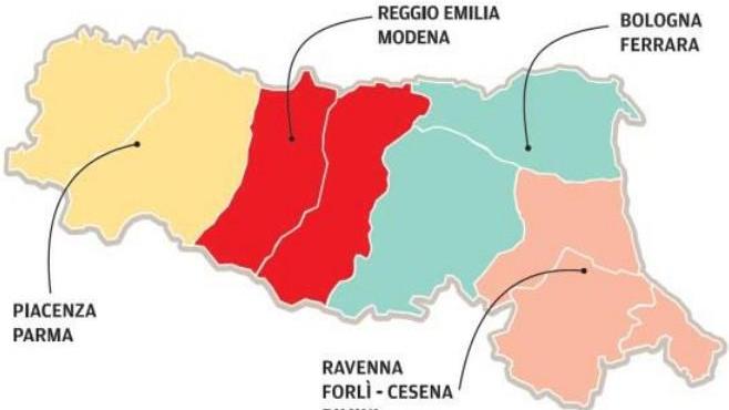 Cartina aree vaste
