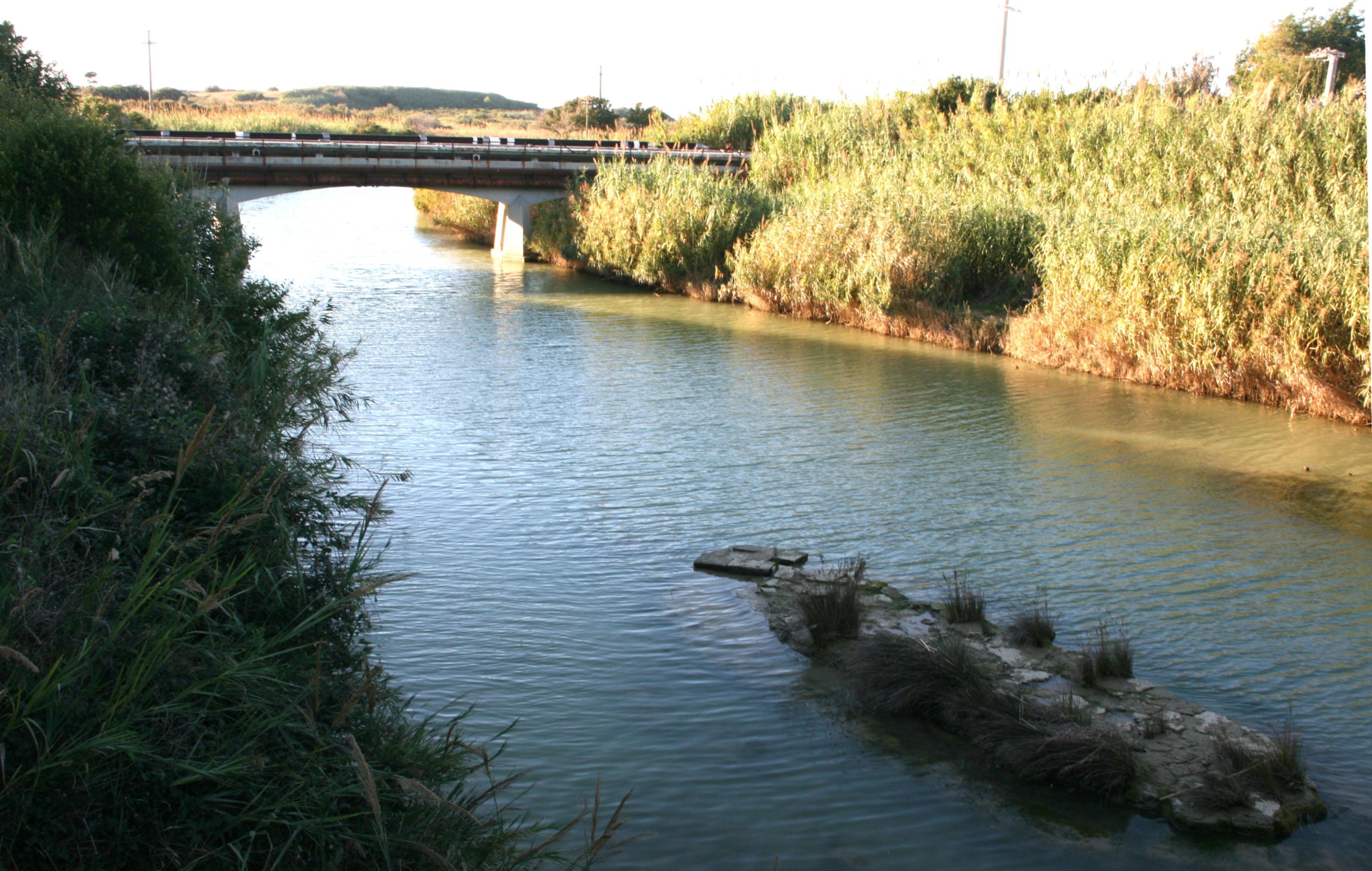 Uno scorcio del fiume Fine