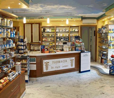 Ko anche alcune farmacie storiche 