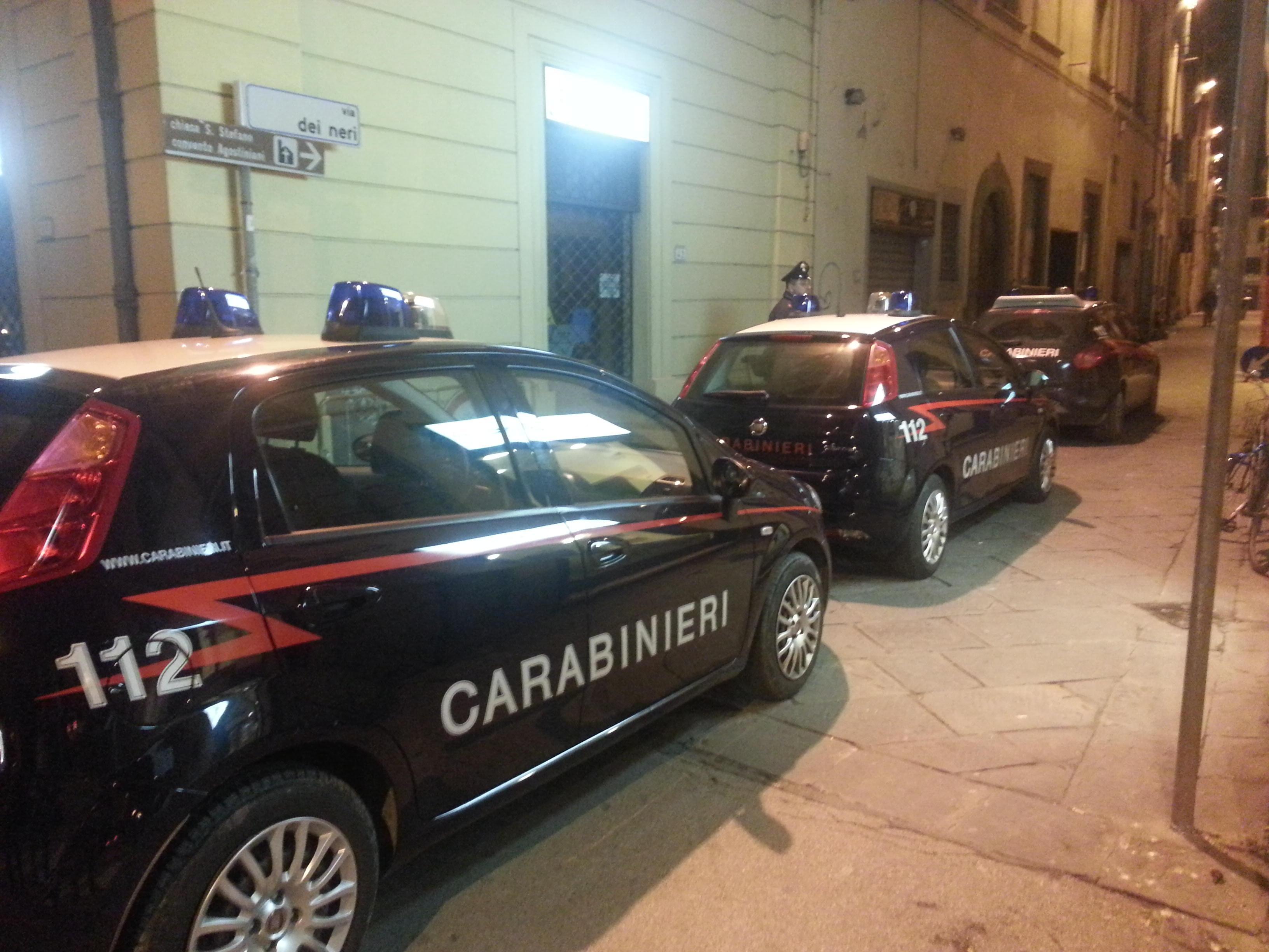Carabinieri in servizio