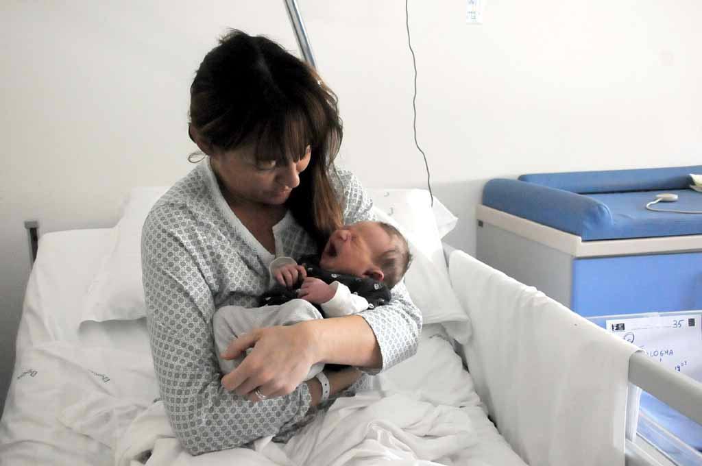 Il piccolo Nicolò Bologna, ultimo nato del 2014