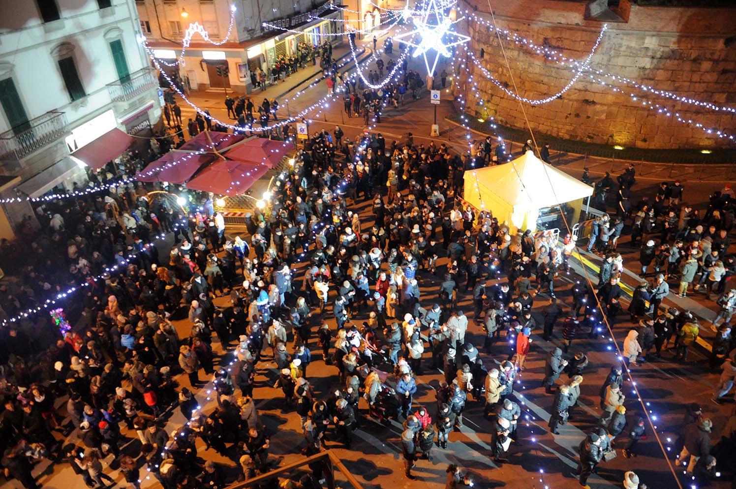 Piazza Verdi la notte di Capodanno