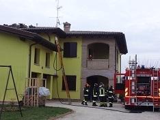 l'intervento dei vigili