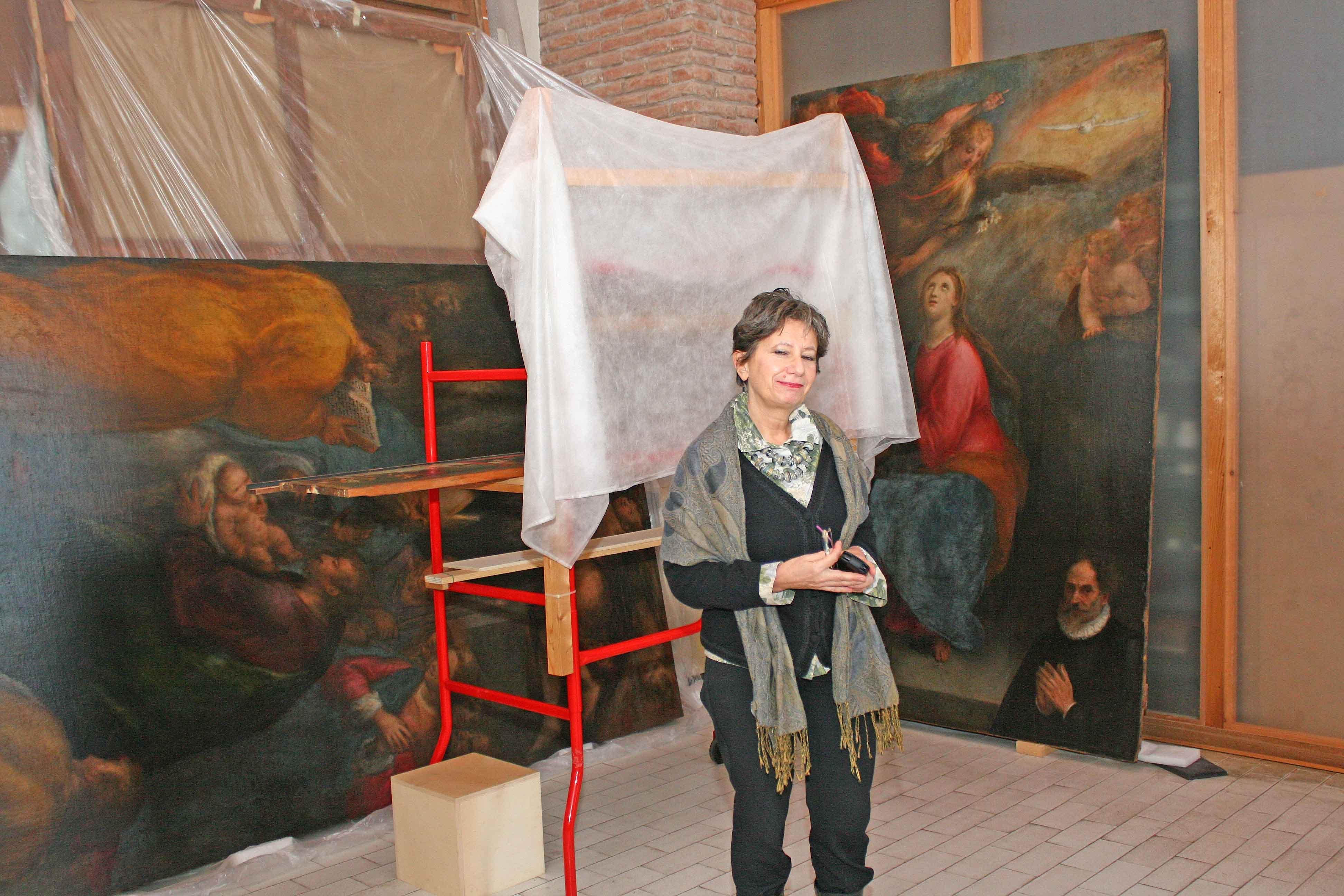 La direttrice Pinacoteca, Anna Stanzani