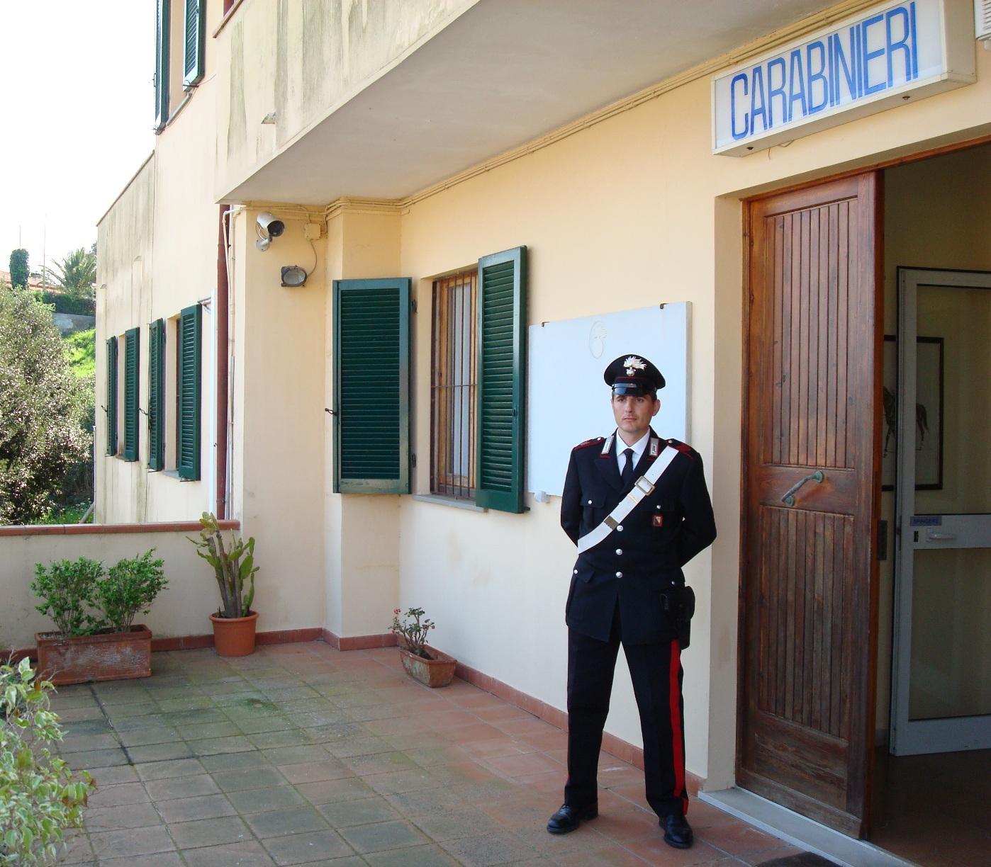 I carabinieri della stazione di Capoliveri 