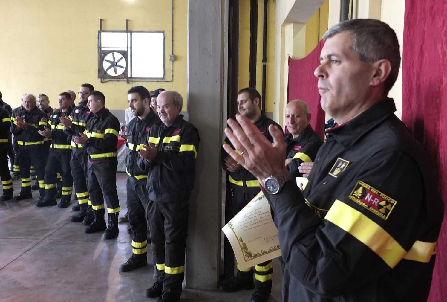 Un'iniziativa al comando provinciale dei vigili del fuoco (foto d'archivio)
