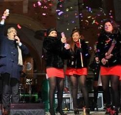 Il grande freddo gela il capodanno in piazza 