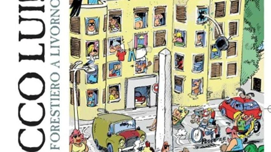 Ecco la copertina di "Ecco lui!": il disegno è di Tommaso Eppensteingher