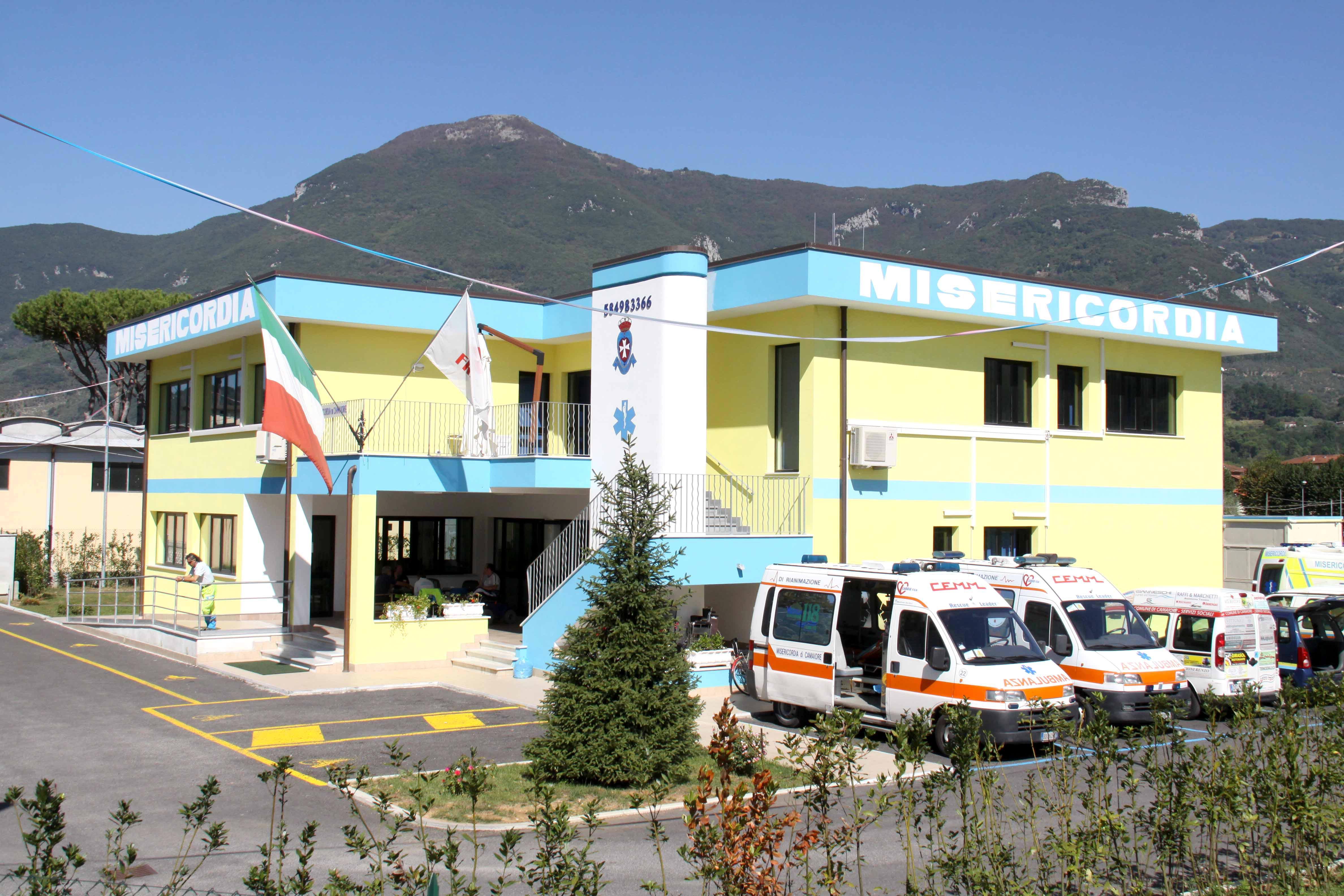 La sede della Misericordia di Camaiore