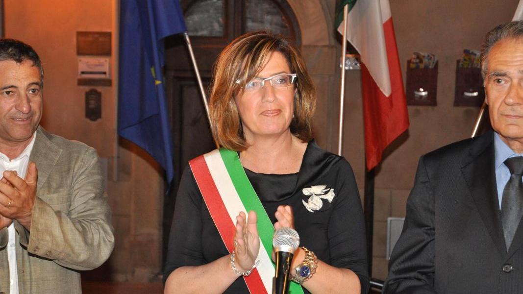 La sindaca Sandra Scarpellini