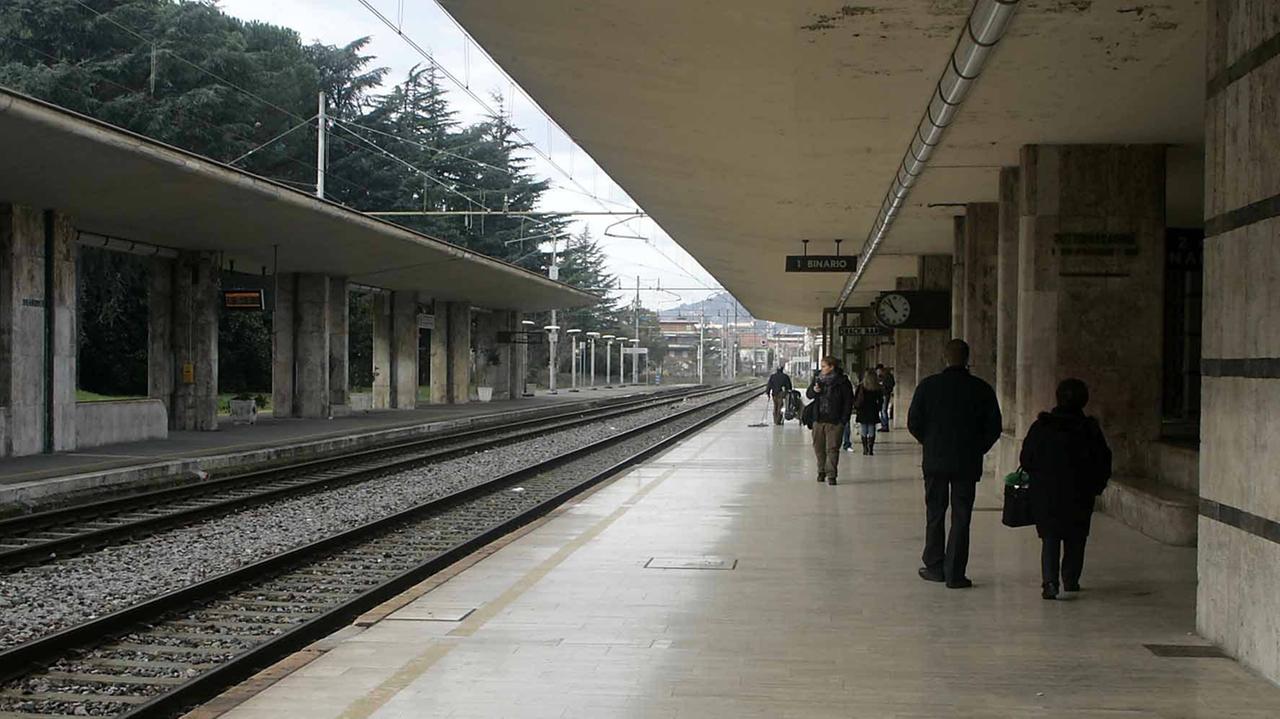 La stazione Montecatini centrale, in piazza Italia