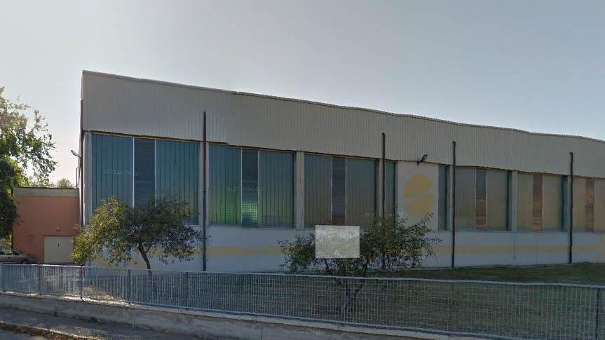 La palestra di Crociale che sarà demolita