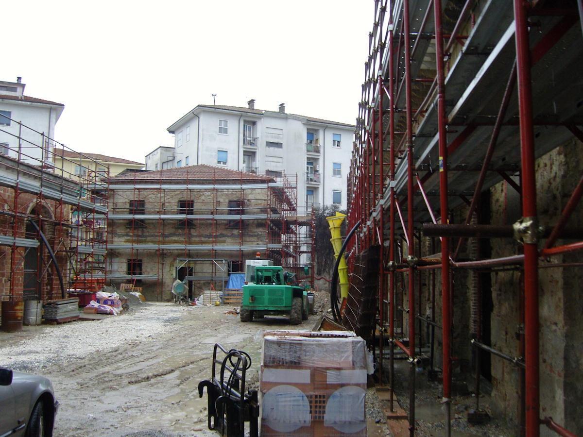 Il cantiere delle ex Stallette