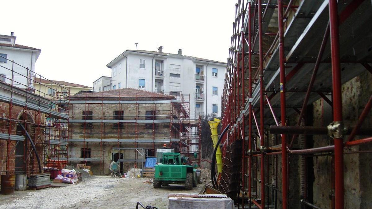 Il cantiere delle ex Stallette