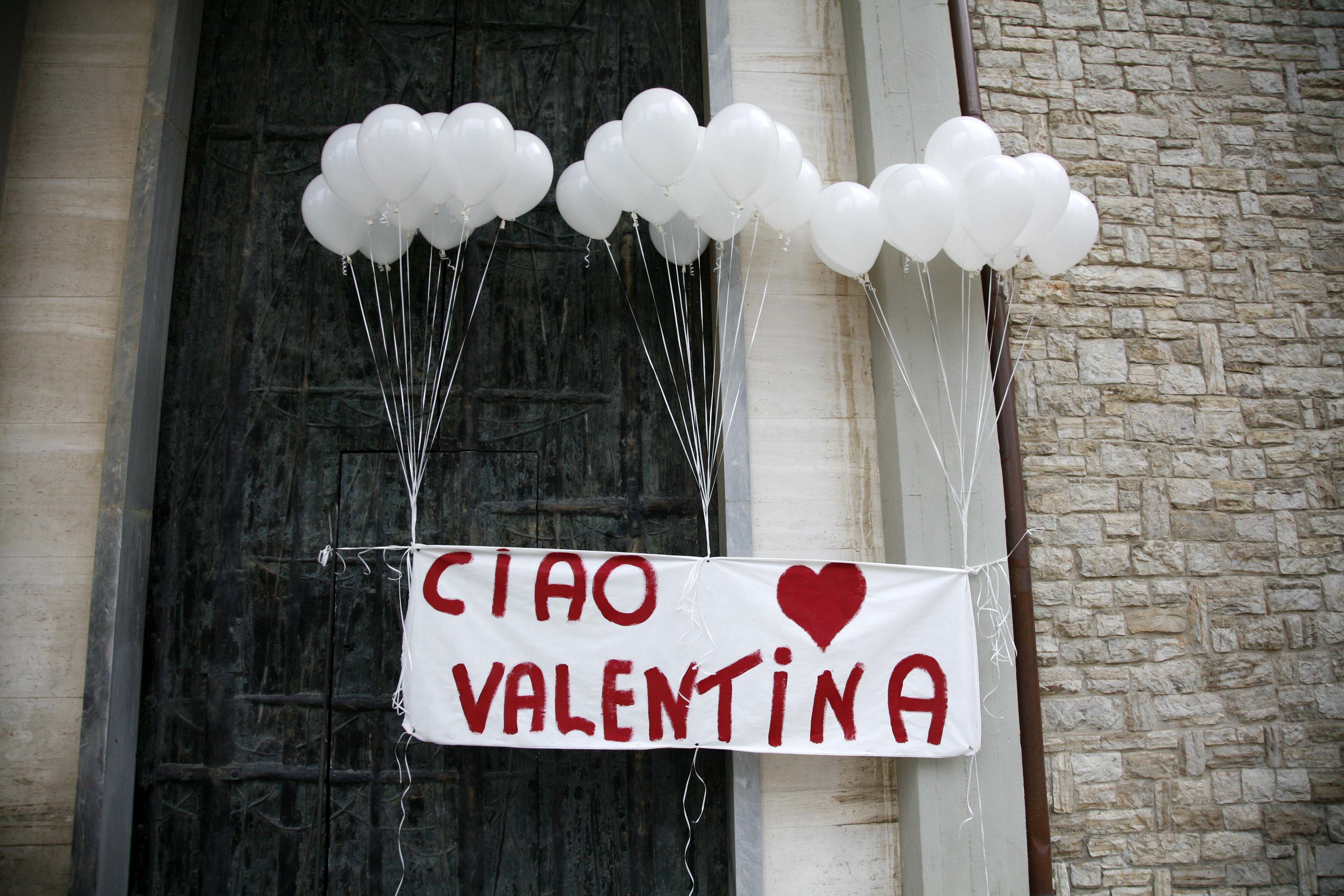 I funerali di Valentina Iovine