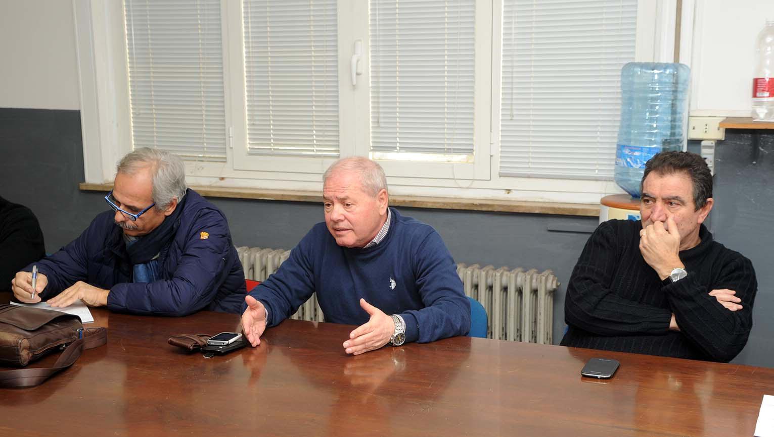 Fausto Fagioli, Vincenzo Renda e Luciano Gabrielli (foto PaBar)