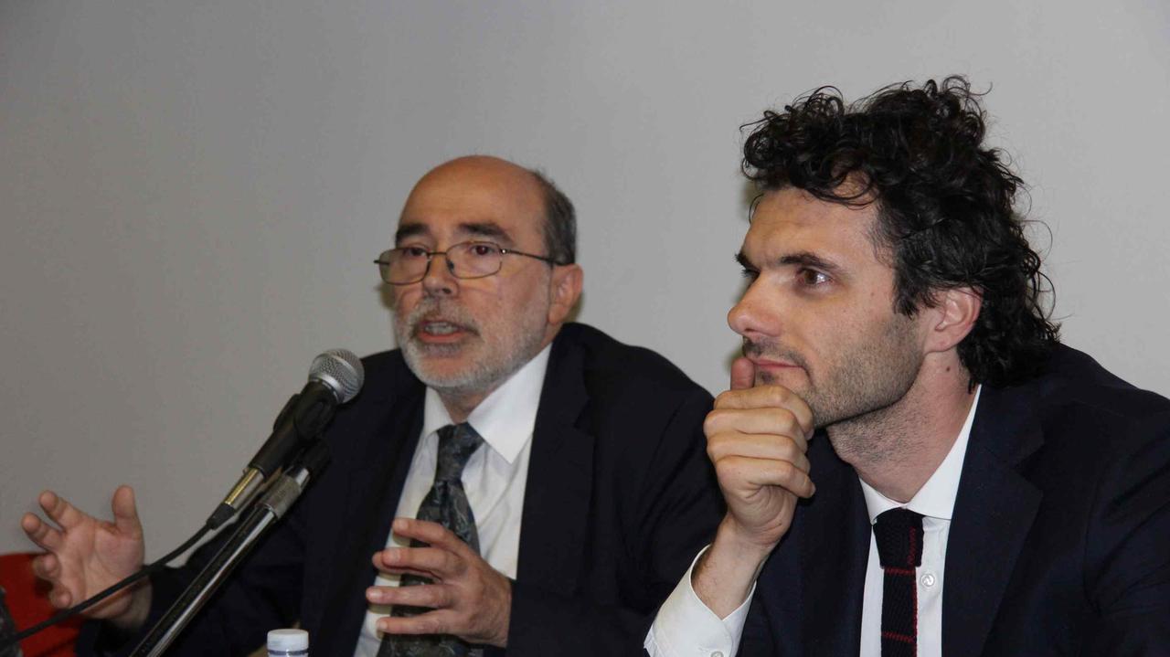 Il direttore del Pecci Fabio Cavallucci e il sindaco Matteo Biffoni