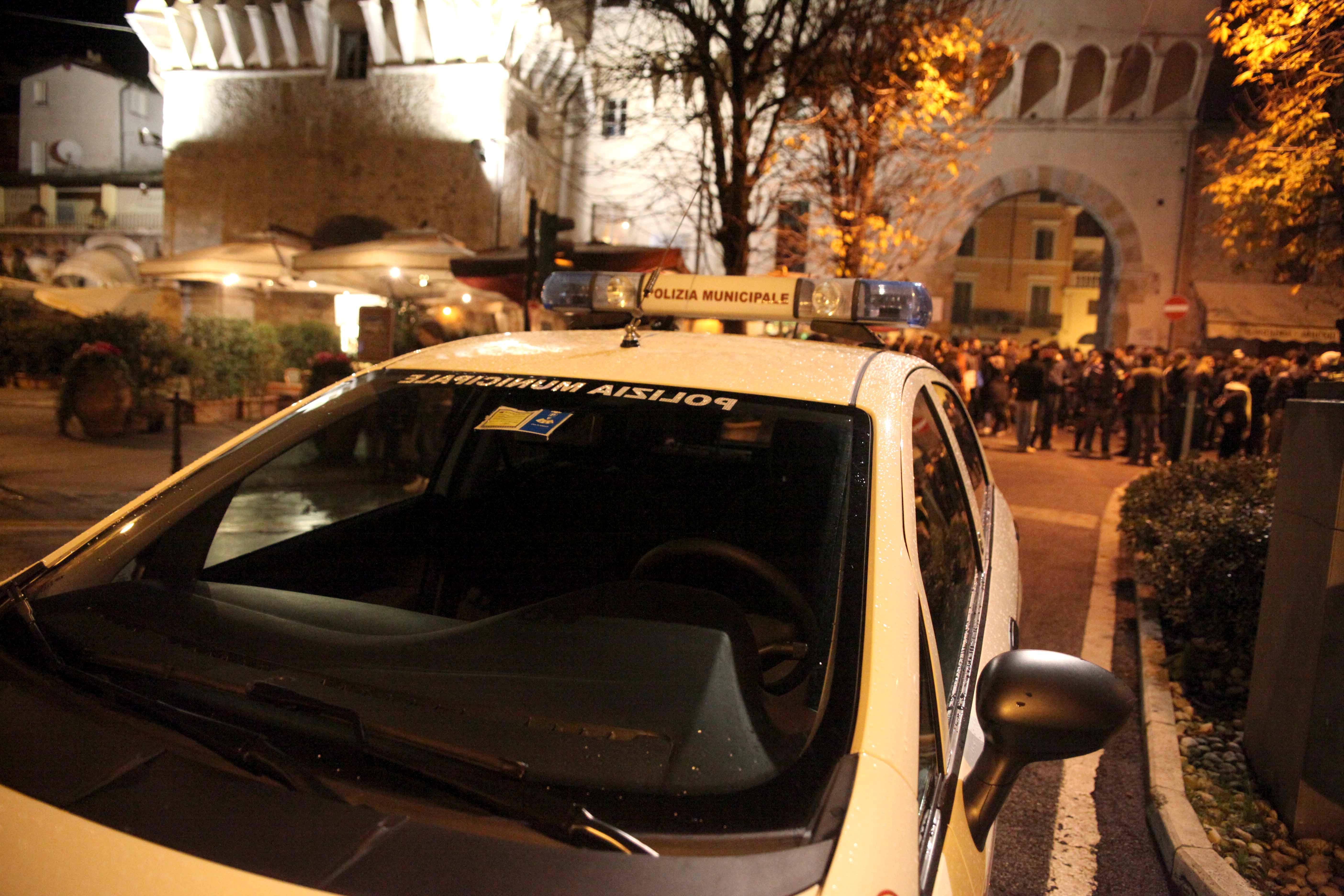 La polizia municipale di Pietrasanta