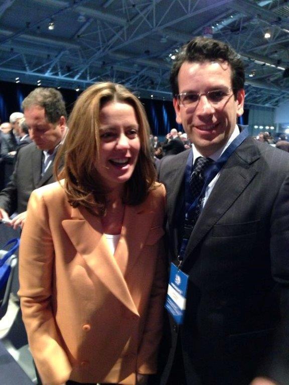 Raffaele Latrofa con il ministro Beatrice Lorenzin