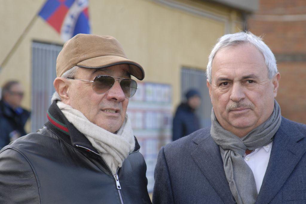 Da sinistra il patron Luigi Mansi e il presidente Paolo Balloni (foto Grassi)
