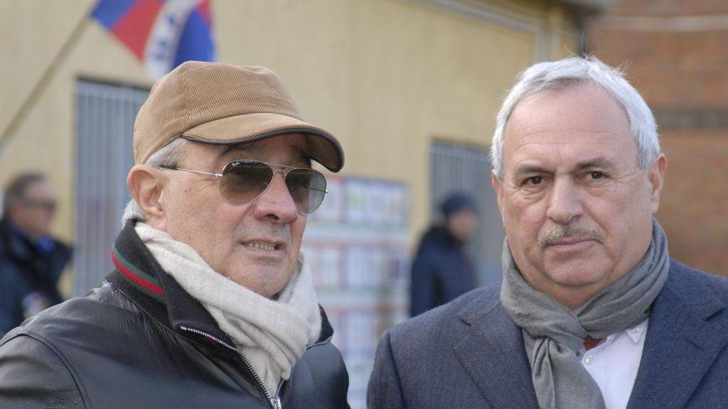 Da sinistra il patron Luigi Mansi e il presidente Paolo Balloni (foto Grassi)