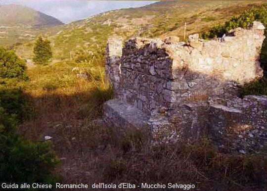 I resti dell'antica chiesa di San Quirico, a Rio Marina