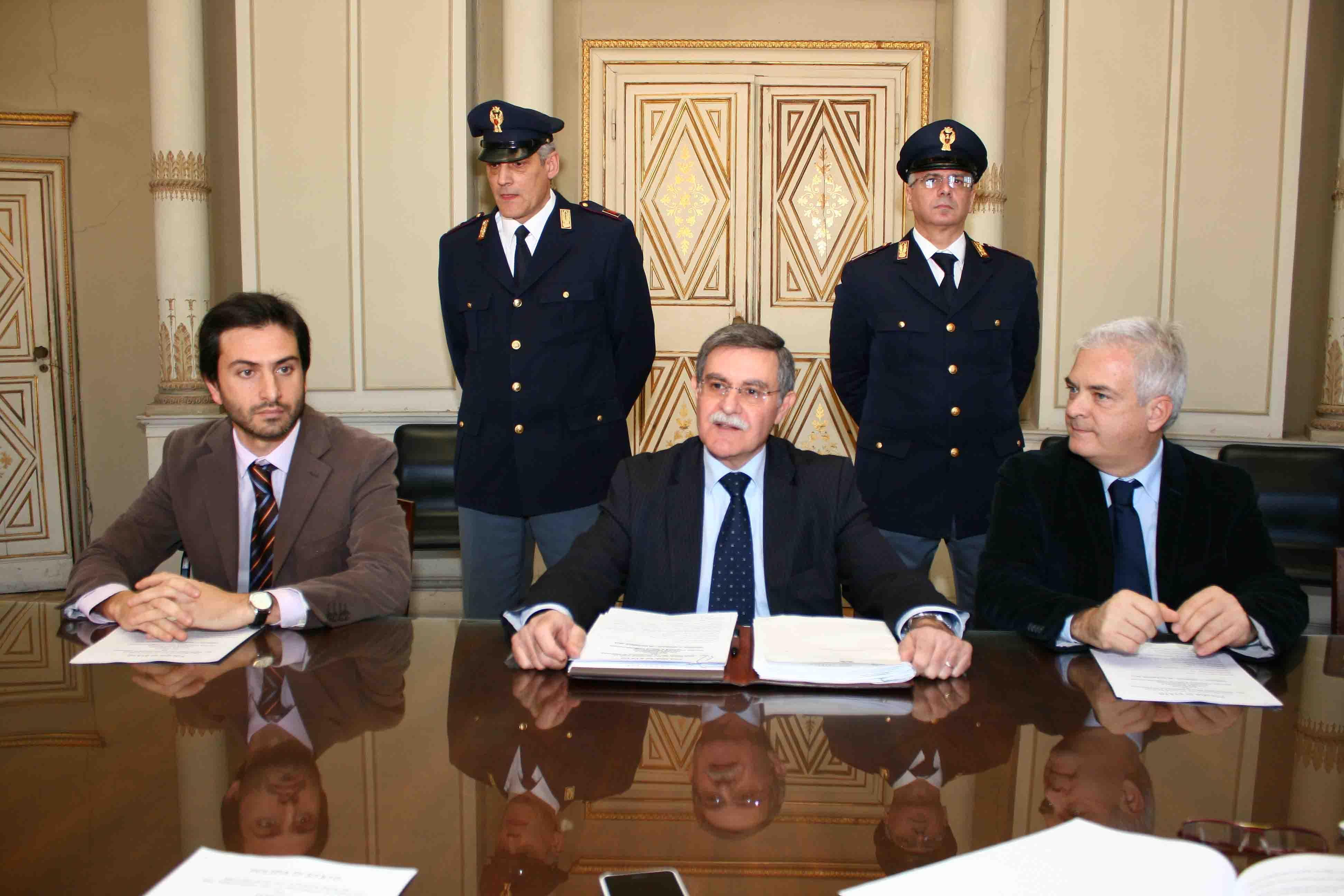 La presentazione del bilancio in questura